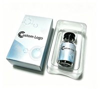 Emballage personnalisé écologique pour flacon, étiquette pharmaceutique, emballage pliable en papier pour médicament peptidique 3 ml
