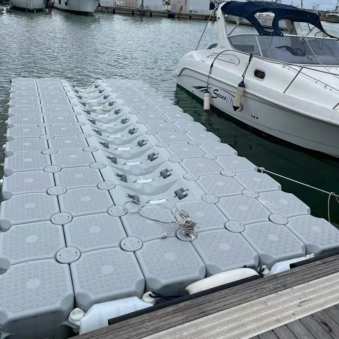 Jetski Boat Motorboat Dock Marine Plastic Floating Pier Drive On Dock/Boat Lift Good Sale