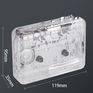 เครื่องเล่นเทปคาสเซ็ตแบบพกพา แปลงเป็น MP3 พร้อมฟังก์ชั่นถอดเสียงแบบสองช่องสัญญาณสเตอริโอ ลำโพงในตัว - Product Image 3