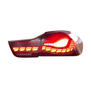 Nouvel ensemble de feux arrière à LED avec lentille transparente effet écailles de dragon, clignotants et feux stop pour Série 4 M4 F32/F82/F36/F83 - Product Image 2