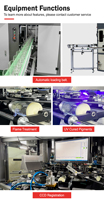 Machine d'impression sérigraphique automatique multi-stations multi-couleurs à haute vitesse APM CNC106 pour bouteilles et tubes en plastique et en verre