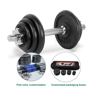 Mancuernas Esmaltadas de Alta Calidad con Placas de Peso Ajustables, Duraderas y Resistentes a la Oxidación, Ideales para el Hogar, Venta al por Mayor de Fábrica - Product Image 4