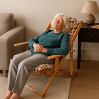 Fauteuil d'appoint marron et blanc avec 3 positions et fonction inclinable, design élégant pour le mobilier de bureau à domicile