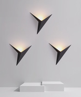Applique murale LED moderne et minimaliste en fer, style nordique, éclairage décoratif d'intérieur, lampe murale pour salon, chambre à coucher, 3W