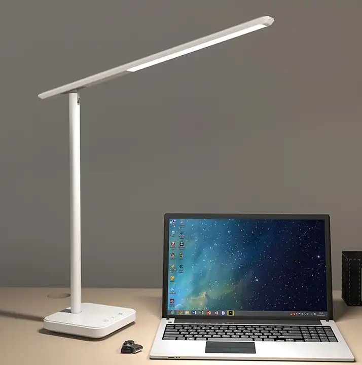 Lampe De Chevet Tactile, 3 Luminosité 2 Ports Usb (Usb-C+Usb-A) Et