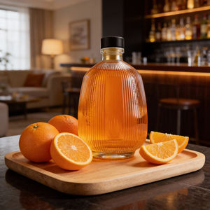 Bouteille en verre transparente pour vin de fruits fait maison, usage domestique, avec couvercle scellé pour vin <span class=keywords><strong>rouge</strong></span>, <span class=keywords><strong>vodka</strong></span> de raisin - Product Image 2