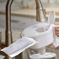Recharge de filtre, à utiliser avec un boîtier de filtre rechargeable, le filtre réduit le chlore, le mercure, le cuivre
