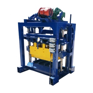 Máquina Manual Móvil para Fabricar Ladrillos de Hormigón QTJ4-40, Precio en Ghana, Equipo de Construcción de Bloques de Cemento a Pequeña Escala - Product Image 4