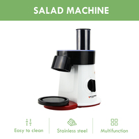 Alat pengiris Spiral sayuran ketebalan dapat diatur multifungsi penjualan 2023 Aksesori alat memasak Veget Spiralizer