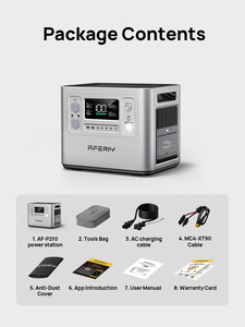 Dealer Support Fast Dispatch Silver 2048Wh with App Aferiy Portable Power Station Emergency Power Supply - Product Image 6