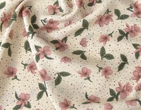 Tissu en coton imprimé personnalisé en grande quantité, tissage uni, pour vêtements, artisanat. Échantillons gratuits