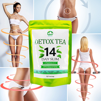Thé Détox Minceur Herbal 14 Jours Brûleur de Graisse Ventre Plat Bien-être Soutien du Côlon pour Adultes Marque Privée Fleur