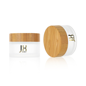 Frasco de vidrio con tapa de madera de bambú, frasco de vidrio de lujo, 30g, 50g, 20ml - Product Image 5
