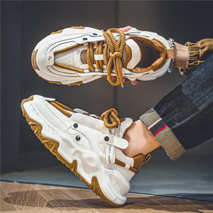 Nouvelle Arrivée Chaussures de Sport Décontractées pour Hommes Respirantes Antidérapantes Rehaussantes Toutes Saisons pour la Course en Extérieur - Product Image 3