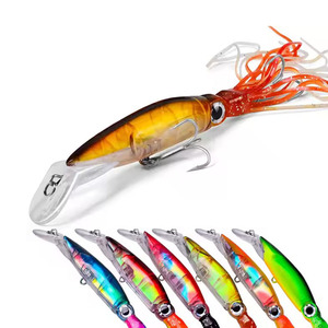 Leurre de <span class=keywords><strong>pêche</strong></span> en eau salée en haute mer calmar maquereau espagnol appât de seiche longue portée crochet en plastique leurre rivière lac ruisseau <span class=keywords><strong>pêche</strong></span> - Product Image 3