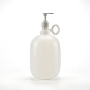 Shampooing botanique biologique HDPE 1 gallon récipient en plastique transparent gallon Jerry Can avec pompe