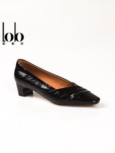 รองเท้าหนังกันลื่นสำหรับผู้หญิงรุ่นใหม่สำหรับฤดูใบไม้ผลิปี 2026 หัวเหลี่ยมและส้น<span class=keywords><strong>สูง</strong></span>ขึ้น - Product Image 5