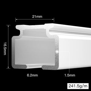 Rail de rideau en aluminium à ondulations en S, fixation au plafond, pour la décoration de la maison et des hôtels - Vente chaude - Product Image 4