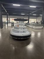 Vitrine Réfrigérée Multi-Niveaux Ouverte avec Rideau d'Air et Étagères Réglables