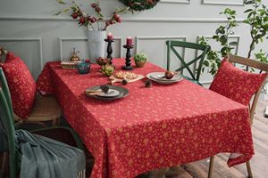 Tovaglie di lino di <span class=keywords><strong>cotone</strong></span> abbronzanti con decorazioni natalizie di lusso personalizzate all'ingrosso - Product Image 5