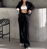 Ensemble deux pièces personnalisé pour femme, nouvelle collection automne-hiver 2026, cardigan à manches longues et pantalon, tenue décontractée et sportive