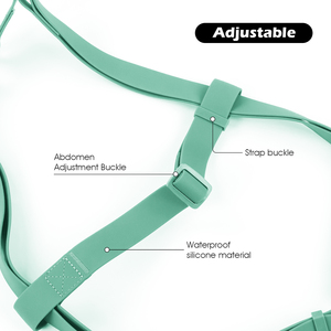 Imbracatura per Cani a Y alla Moda, Comoda e Sicura, in PVC Impermeabile, Design Multi-Fibbia, Facile da Indossare e Togliere Rapidamente - Product Image 2