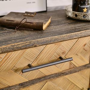 INNOVA Home Vintage Wooden Accent Storage Drawers Farmhouse Dining <b>Sideboard</b> with Door for Hotel Living Room Furniture - Product Image 5