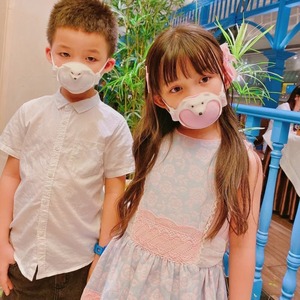 Máscara Wonder Mask 3D de repuesto para niños, de algodón, reutilizable, estilo gancho para la oreja, transpirable, hecha en Corea - Product Image 2