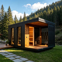 Sauna préfabriqué Yozon, cabine de sauna modulaire d'extérieur, sauna en bois pour jardin, maison de sauna pour glamping, resort, villa