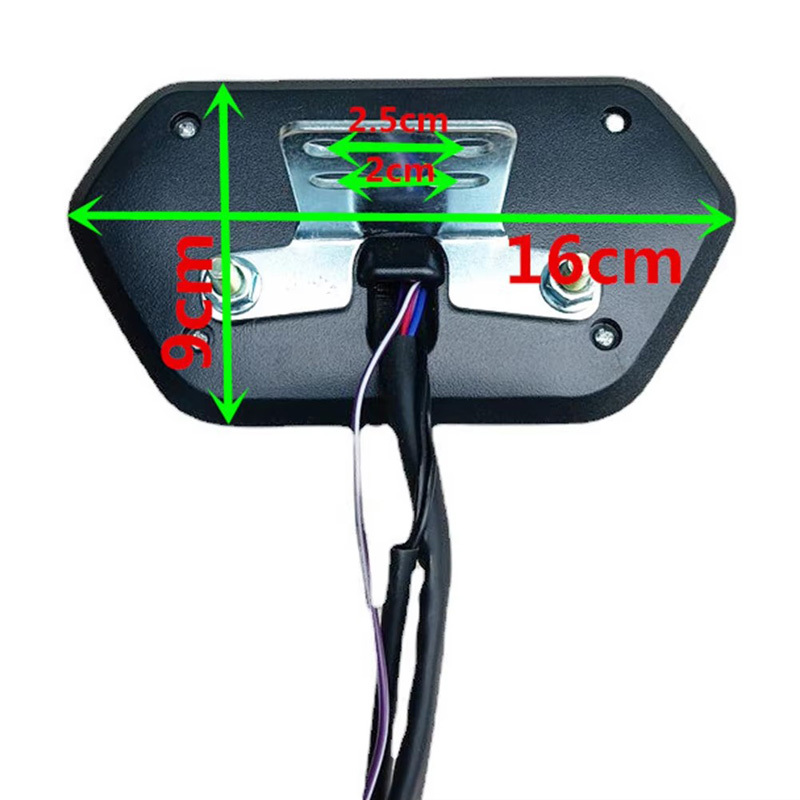 Display LCD Tachimetro Per Bici Elettrica 48V-72V Con Indicatore Batteria E Marce