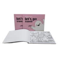 Livre de coloriage pour enfants avec impression personnalisée, livre de coloriage Coco Wyo, vente en gros, reliure parfaite, livres de coloriage pour adultes de haute qualité
