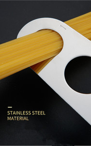 Mì ống mì <span class=keywords><strong>spaghetti</strong></span> thép không gỉ công cụ đo lường nhà bếp đo muỗng Cai Trị - Product Image 6