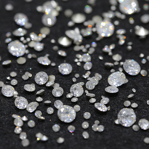 Long lanh ánh sáng lung linh 5A kim cương móng tay nghệ thuật vòng sắc nét đáy móng tay Zircon pha lê sang trọng thạch trang trí móng tay - Product Image 1