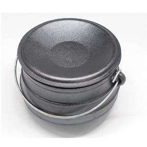 Nhà Máy Bán buôn gang khoai tây đậu Brew thịt Ấm đun nước Vạc phẳng potjie nồi 3 lít - Product Image 2