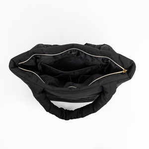 Custom Logo <b>Medium</b> Padded Puffy Shoulder Bag Lightweight Padding Puffer Tote Bag Fashion Women's <b>Handbag</b> - Product Image 6