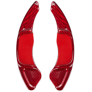 Changement de vitesses DSG à bascule en carbone véritable, pour pagaie d'extension pour <span class=keywords><strong>Golf</strong></span> <span class=keywords><strong>7</strong></span> MK7, pour levier de vitesses adapté à fo <span class=keywords><strong>Gti</strong></span> R GTD - Product Image 2