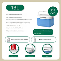 Glacière isotherme moderne de 22 L grande capacité pour camping extérieur, glacière commerciale avec haut-parleur, portable pour marché nocturne et vente ambulante