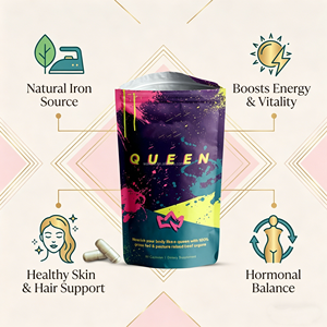 Complément de bien-être féminin à base d'organes de bœuf nourri à l'herbe et fini à l'herbe, testé en <span class=keywords><strong>laboratoire</strong></span> par un tiers, 60 capsules, vente flash sur les réseaux sociaux - Product Image 5