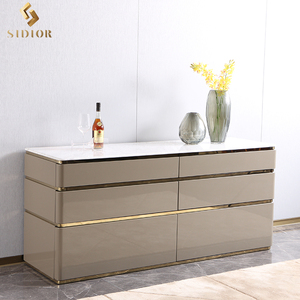 Armoire <span class=keywords><strong>console</strong></span> moderne de luxe en marbre d'alto table avec tiroir armoire latérale en marbre <span class=keywords><strong>console</strong></span> <span class=keywords><strong>blanc</strong></span> <span class=keywords><strong>et</strong></span> or armoire de rangement - Product Image 2