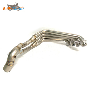 Tuyau d'échappement bas en acier inoxydable pour moto <span class=keywords><strong>Honda</strong></span> CBR650R/<span class=keywords><strong>CB650R</strong></span>/CBR650F/CB650F Tuyau d'échappement avant de haute qualité 51MM - Product Image 4