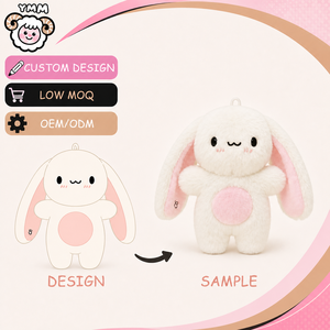 Peluche <span class=keywords><strong>Lapin</strong></span> Mignon à Oreilles Tombantes Personnalisée, Jouet en Peluche Doux, Animal en Peluche <span class=keywords><strong>Lapin</strong></span>, OEM ODM, Faible MOQ, Cadeau, Vente en Gros - Product Image 1
