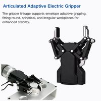 Pinza Robótica Eléctrica Doingwin AG-160-95 con Servo Adaptativo, Control de Accionamiento Integrado con Motor y Construcción de Aluminio