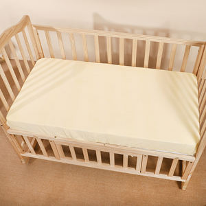 Lembut dan bernapas 100% katun dipasang lembar boks bayi kain cetak rajut lembar tempat tidur bayi untuk kasur tempat tidur bayi standar - Product Image 3