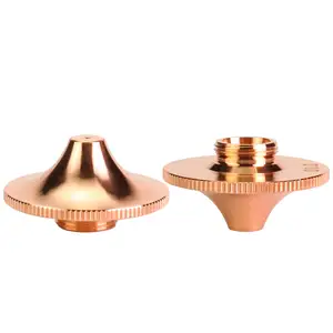 Yosoon Laser Nozzles for Optical Fiber Metal Cutting Machine Head Fitting Single Laser Nozzles for Amada Laser Cutting Machines