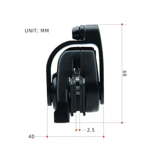 Zoom Hb700 Freno de bicicleta Frenos mecánicos para bicicleta de carretera Pinza mecánica Doble pistón Accionamiento bilateral 140 Trp 160 - Product Image 3