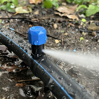 Système d'irrigation goutte à goutte micro-pulvérisateur à grand débit 0-260L/H, micro-goutteurs bleus