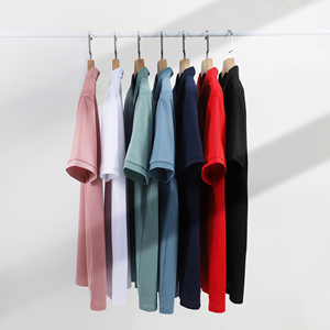 เสื้อโปโลแขนสั้นยูนิเซ็กซ์ ผ้าคอตตอนปิเก้ สีพื้น เรียบง่าย ระบายอากาศได้ดี ทรงปกติ ดีไซน์กระดุม - Product Image 3