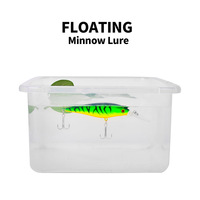 Umpan pancing Salmon Game besar 10.5g 11.5cm lepas pantai keras 3D ikan Kecil Penyelam dalam mengambang tali untuk penggunaan sungai/aliran