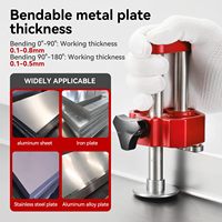 Cintreuse de tôles à 1 poste, Outils pour toiture métallique, 90-180 ° Léger et très portable