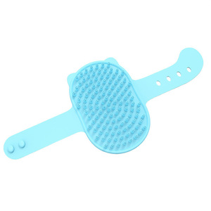ถุงมืออาบน้ำนวดกำจัดขนสัตว์เลี้ยง MOCATED TPR 2-in-1 สำหรับสุนัขและแมว แปรงกรูมมิ่งและที่ขูดขน - Product Image 3